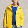Chaquetas con capucha impermeables Ralph Lauren amarillas para hombre Chaquetas con capucha impermeables Ralph Lauren amarillas para hombre