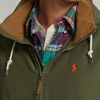 Chaquetas con capucha impermeables y plegables Ralph Lauren para hombre, en marrón y multicolor
