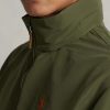 Chaquetas con capucha impermeables y plegables Ralph Lauren para hombre, en marrón y multicolor