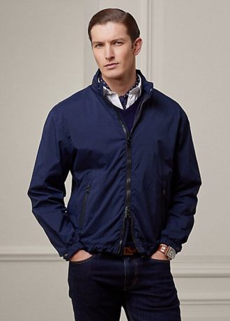 Chaquetas con capucha Ralph Lauren Bryce para hombre en color azul marino