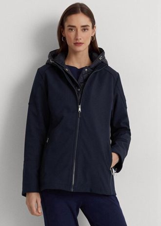 Chaquetas con capucha Ralph Lauren para mujer en color azul marino