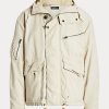 Chaquetas con capucha y diseño de espiga de Ralph Lauren para hombre en color crema Chaquetas con capucha y diseño de espiga de Ralph Lauren para hombre en color crema