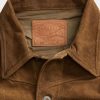Chaquetas de ante marrón Ralph Lauren Roughout para hombre Chaquetas de ante marrón Ralph Lauren Roughout para hombre
