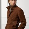Chaquetas de ante Ralph Lauren Hayworth marrones para hombre Chaquetas de ante Ralph Lauren Hayworth marrones para hombre