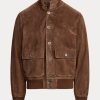 Chaquetas de ante Ralph Lauren Hayworth marrones para hombre Chaquetas de ante Ralph Lauren Hayworth marrones para hombre