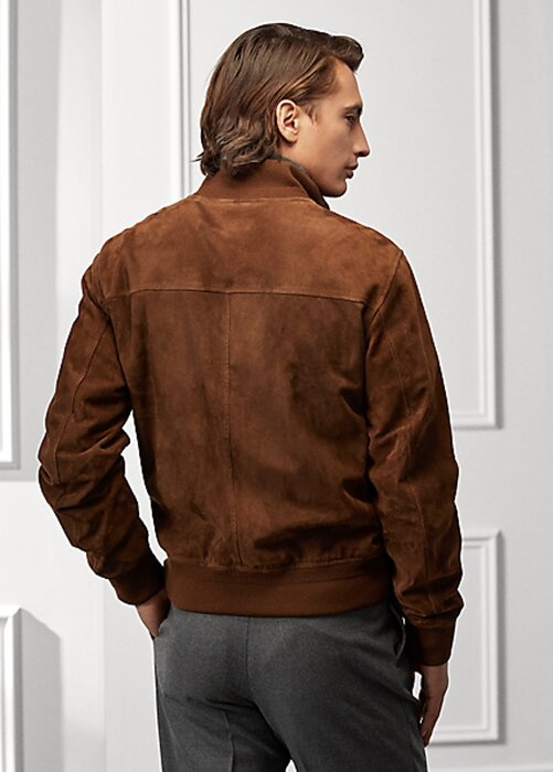 Chaquetas de ante Ralph Lauren Hayworth marrones para hombre Chaquetas de ante Ralph Lauren Hayworth marrones para hombre