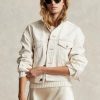 Chaquetas de camionero blancas Ralph Lauren The New Denim Project para mujer
