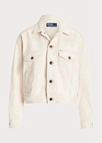 Chaquetas de camionero blancas Ralph Lauren The New Denim Project para mujer