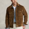 Chaquetas de camionero de pana elástica Ralph Lauren de color marrón para hombre Chaquetas de camionero de pana elástica Ralph Lauren de color marrón para hombre