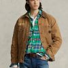 Chaquetas de campo con forro de lana Ralph Lauren para hombre en color caqui Chaquetas de campo con forro de lana Ralph Lauren para hombre en color caqui