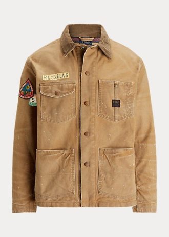 Chaquetas de campo con forro de lana Ralph Lauren para hombre en color caqui
