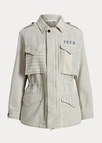 Chaquetas de campo grises Ralph Lauren Polo x FEED para mujer Chaquetas de campo grises Ralph Lauren Polo x FEED para mujer