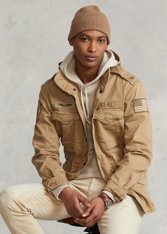 Chaquetas de campo icónicas de Ralph Lauren para hombre en color caqui