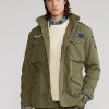 Chaquetas de campo icónicas Ralph Lauren para hombre en azul oliva Chaquetas de campo icónicas Ralph Lauren para hombre en azul oliva