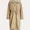 Chaquetas de campo largas con capucha amarillas de Ralph Lauren para mujer Chaquetas de campo largas con capucha amarillas de Ralph Lauren para mujer