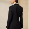 Chaquetas de esmoquin de lana Ralph Lauren Sawyer para mujer, color negro Chaquetas de esmoquin de lana Ralph Lauren Sawyer para mujer, color negro