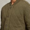 Chaquetas de jersey de lujo acolchadas Ralph Lauren para hombre en color oliva Chaquetas de jersey de lujo acolchadas Ralph Lauren para hombre en color oliva