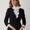 Chaquetas de lana Meritta Barathea de Ralph Lauren para mujer, color negro Chaquetas de lana Meritta Barathea de Ralph Lauren para mujer, color negro