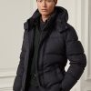 Chaquetas de plumón de mezcla de lana Ralph Lauren Cameron para hombre, color negro Chaquetas de plumón de mezcla de lana Ralph Lauren Cameron para hombre, color negro