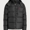Chaquetas de plumón impermeables Ralph Lauren negras para hombre Chaquetas de plumón impermeables Ralph Lauren negras para hombre