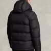 Chaquetas de plumón impermeables Ralph Lauren negras para hombre Chaquetas de plumón impermeables Ralph Lauren negras para hombre