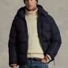 Chaquetas de plumón impermeables Ralph Lauren para hombre en color azul marino