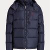 Chaquetas de plumón impermeables Ralph Lauren para hombre en color azul marino