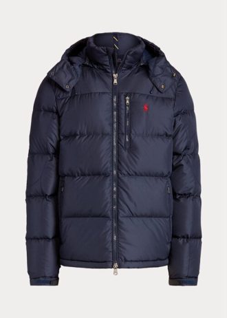 Chaquetas de plumón impermeables Ralph Lauren para hombre en color azul marino