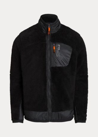 Chaquetas de polar Ralph Lauren Pile para hombre, color negro