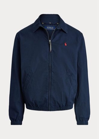 Chaquetas de popelina Ralph Lauren Bayport para hombre en azul marino