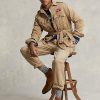 Chaquetas de sarga con cinturón Ralph Lauren para hombre en color marrón Chaquetas de sarga con cinturón Ralph Lauren para hombre en color marrón