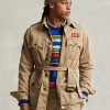 Chaquetas de sarga con cinturón Ralph Lauren para hombre en color marrón Chaquetas de sarga con cinturón Ralph Lauren para hombre en color marrón