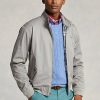 Chaquetas de sarga de algodón Ralph Lauren grises para hombre