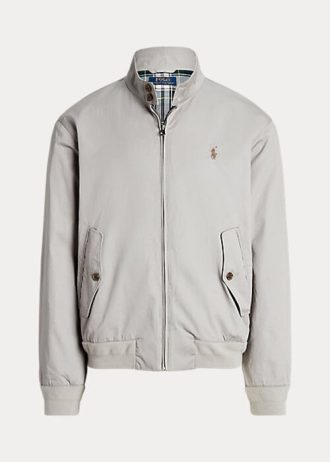 Chaquetas de sarga de algodón Ralph Lauren grises para hombre