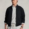 Chaquetas de sarga de algodón Ralph Lauren negras para hombre