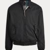 Chaquetas de sarga de algodón Ralph Lauren negras para hombre