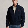 Chaquetas de sarga de algodón Ralph Lauren para hombre, color azul marino Chaquetas de sarga de algodón Ralph Lauren para hombre, color azul marino