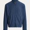 Chaquetas de sarga de espiga de mezcla de lino azul Ralph Lauren para hombre