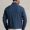 Chaquetas de sarga de espiga de mezcla de lino azul Ralph Lauren para hombre
