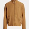 Chaquetas de sarga de espiga de mezcla de lino color caqui para hombre de Ralph Lauren