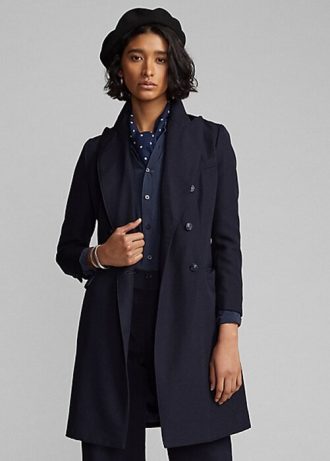 Chaquetas de sarga de lana Ralph Lauren para mujer en color azul marino Chaquetas de sarga de lana Ralph Lauren para mujer en color azul marino