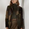 Chaquetas de tweed con patchwork Hailey de Ralph Lauren para mujer en marrón/oliva Chaquetas de tweed con patchwork Hailey de Ralph Lauren para mujer en marrón/oliva