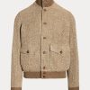 Chaquetas de tweed de mezcla de lino Ralph Lauren para hombre en color marrón Chaquetas de tweed de mezcla de lino Ralph Lauren para hombre en color marrón