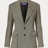 Chaquetas de tweed Ralph Lauren para mujer en color negro y crema