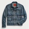 Chaquetas estilo camionero de mezclilla azul Ralph Lauren Overdale Indigo para hombre Chaquetas estilo camionero de mezclilla azul Ralph Lauren Overdale Indigo para hombre
