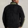 Chaquetas híbridas cortavientos Ralph Lauren negras para hombre Chaquetas híbridas cortavientos Ralph Lauren negras para hombre