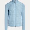 Chaquetas híbridas de cuello alto Ralph Lauren para hombre en azul Chaquetas híbridas de cuello alto Ralph Lauren para hombre en azul
