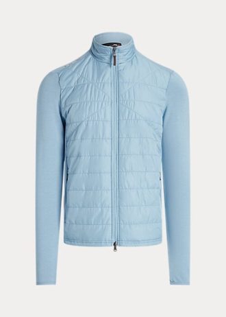 Chaquetas híbridas de cuello alto Ralph Lauren para hombre en azul