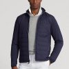 Chaquetas híbridas de cuello alto Ralph Lauren para hombre en azul marino Chaquetas híbridas de cuello alto Ralph Lauren para hombre en azul marino