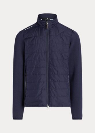 Chaquetas híbridas de cuello alto Ralph Lauren para hombre en azul marino
